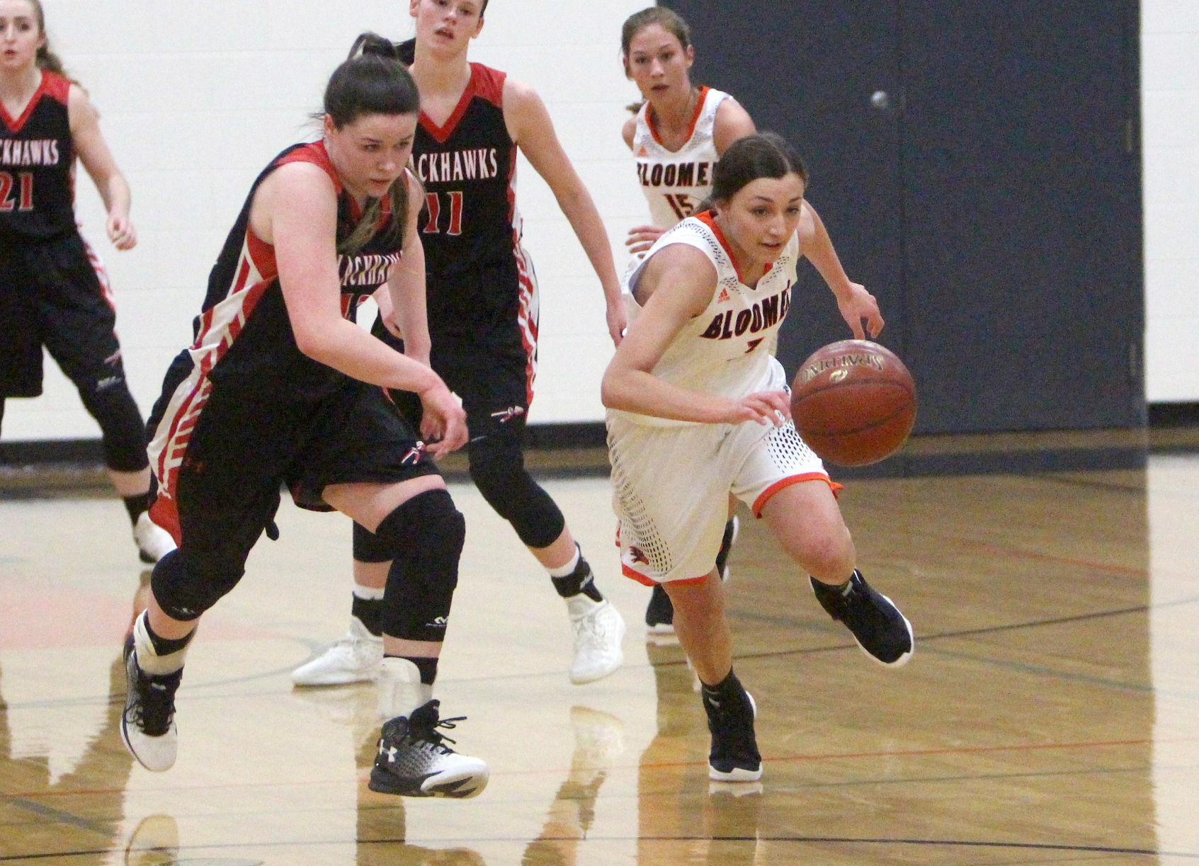 Baldwin-Woodville at Bloomer girls basketball 2-22-19